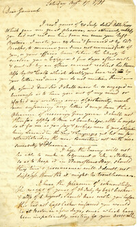 Letter from Thomas Crafts to Benjamin Lincoln