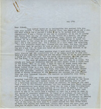 Letter from Gertrude Sanford Legendre, August 17, 1944