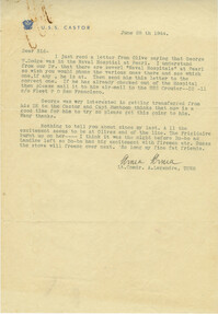 Letter from Armant Legendre, June 28, 1944