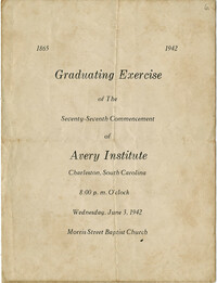 Avery Normal Institute Commencement Exercises