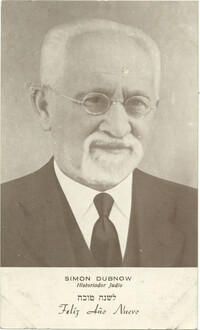 Simon Dubnow, Historiador Judío
