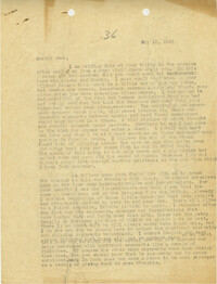 Letter from Sidney Jennings Legendre, May 15, 1945