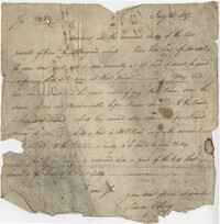 A letter from Simon Theus regarding the poor condition of John Wilson's shipments of rice, July 26, 1787