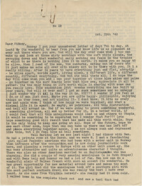 Letter from Gertrude Sanford Legendre, October 15, 1942