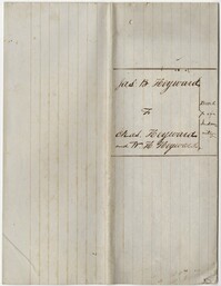 112. Bond between James B., Charles, and William Henry Heyward -- July, 1851