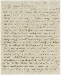 Letter from Drayton Grimke to his father, Thomas S. Grimke, 1838