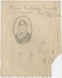 Drawing, possibly of Anna Rutledge Grimke Frost, undated