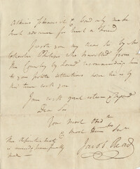 Letter from F. [Francis?] Pinckney to John F. Grimke