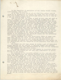 Minutes to the Committee of Management, Coming Street Y.W.C.A., June 6, 1939