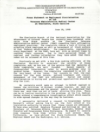 Press Statement, National Association for the Advancement of Colored People, June 18, 1990