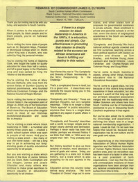 Remarks by Commissioner James E. Clyburn, South Carolina Human Affairs Commission, Black Caucus-National Education Association, National Conference, Columbia, South Carolina, March 15, 1991