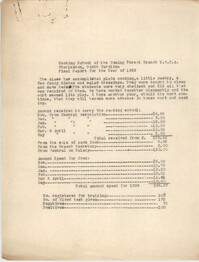 Coming Street Y.W.C.A. Annual Report for 1939