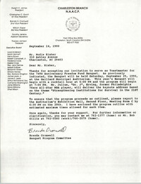 Letter from Brenda Cromwell to Modie Risher, September 14, 1990
