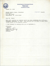 Letter from Jerry B. Boyd to Dwight C. James, August 31, 1990