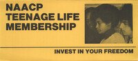 Brochure, NAACP Teen Life Membership, Invest in Your Freedom, NAACP
