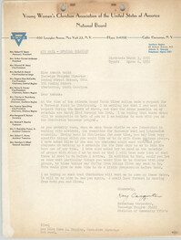 Letter from Kathaleen Carpenter to Amanda Keith, March 6, 1950