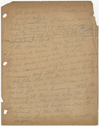 Minutes, Coming Street Y.W.C.A., December 4, 1924