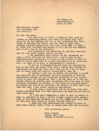 Letter from Ella L. Smyrl to Cordella A. Winn, April 27, 1932