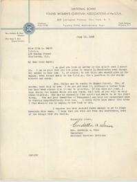 Letter from Cordella A. Winn to Ella L. Smyrl, June 13, 1932