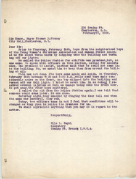Letter from Ella L. Smyrl to Thomas Stoney, February 19, 1929