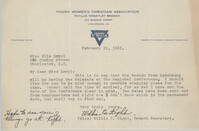Letter from Wilbie E. Kight to Ella L. Smyrl, February 12, 1931