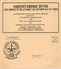Understanding DRTRA, Continuing Legal Education Seminar, February 8, 1985, Russell Brown