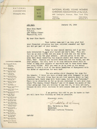 Letter from Cordella A. Winn to Ella L. Smyrl, January 29, 1932
