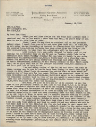 Letter from Ella L. Smyrl to Cordella A. Winn, January 26, 1932