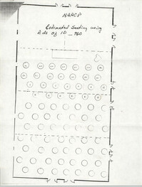 Estimated Seating Chart, Charleston Branch of the NAACP
