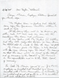George Marion Statement, Nathaniel Taylor Case
