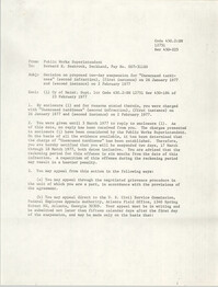 Memorandum, 1977