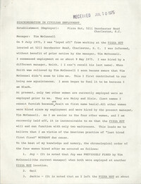 Discrimination in Civilian Employment, July 10, 1975