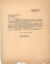 Letter from Ella L. Smyrl to Lillian O. Shorter, January 27, 1932