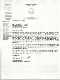 Letter from Brenda Cromwell to Rev. Michael R. Pigg, September 14, 1990