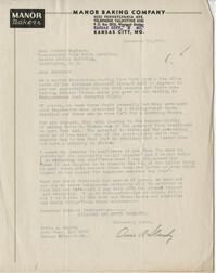Democratic Committee: Correspondence between Orvis A. Sturdy and Senator Burnet R. Maybank, November 1944