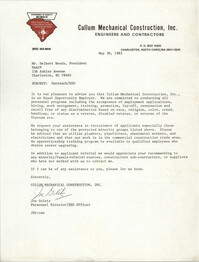 Letter from Joe Goletz to Delbert Woods, May 30, 1983