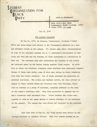 Official Statement, May 17, 1970