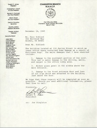 Letter from Dwight C. James to Paul Gidlund, December 16, 1989