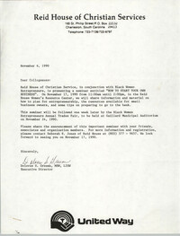 Letter from Dolores S. Greene, November 6, 1990