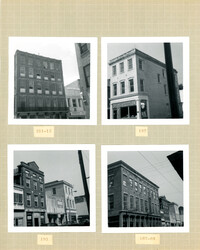 King Street Survey Photo Album, Page 2 (back): 191-215 King Street
