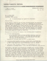 Letter from V. G. Turner to J. Arthur Brown, May 31, 1963