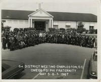 Photograph of the 6th District Meeting of the Omega Psi Phi Fraternity
