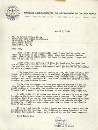 NAACP Memorandum, April 9, 1964