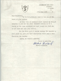 Letter from Bertie Richards to J. Arthur Brown, June 27, 1981