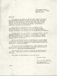 Letter from Anna DeWees Kelly, March 16, 1978