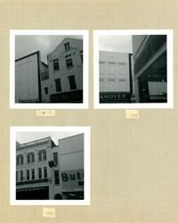King Street Survey Photo Album, Page 8 (front): 285-325 King Street