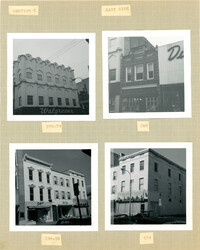 King Street Survey Photo Album, Page 7 (back): 254-274 King Street