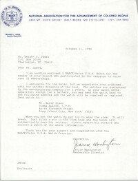 NAACP Memorandum, October 11, 1990