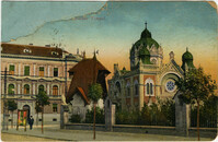 [Street view of the synagogue in Timișoara]