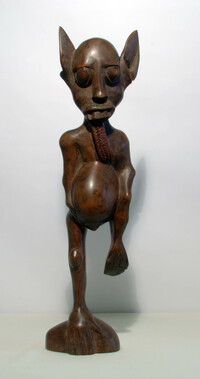 Wooden female figure